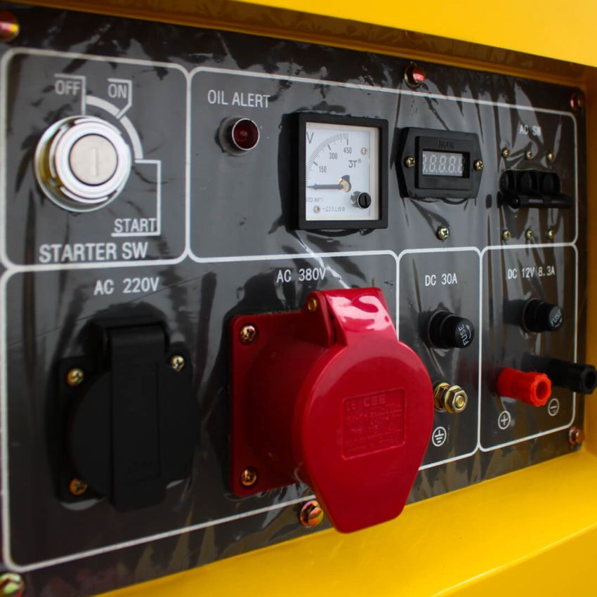 Gerador de Energia a Diesel 7KW, Silencioso DG8250LN-3P Trifásico 220/380v – STROM