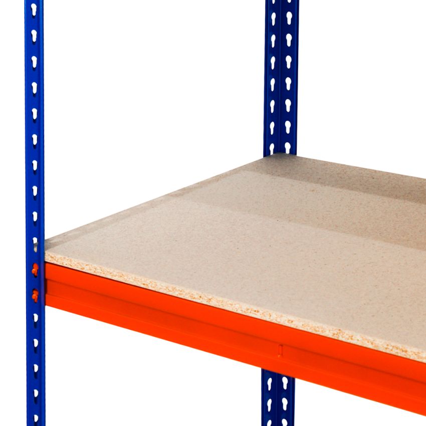 Estante em Aço Reforçado 1600kg 180x180x60 com 4 prateleiras - H18060