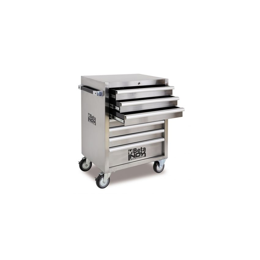  Carrinho de Ferramentas Inox 7 Gavetas - C04 INOX-7 Beta