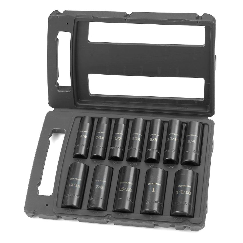 Jogo com 12 Soquetes Longos de Impacto - 15886 Craftsman