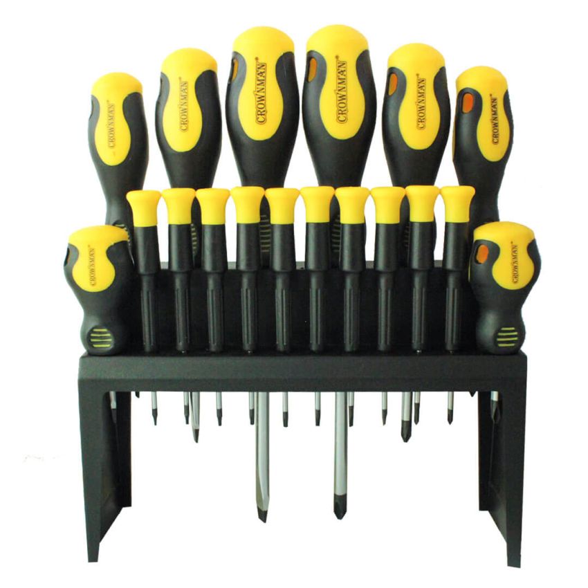 Jogo de chaves com 18 peças - 0606018 - Crownman