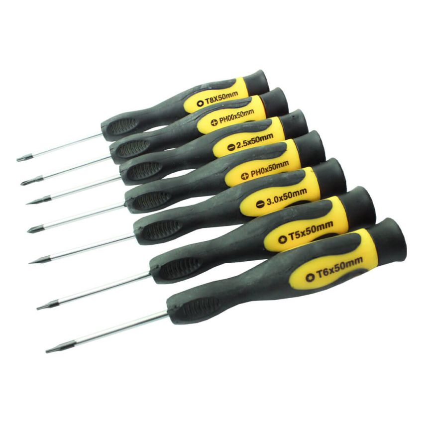 Jogo com 7 chaves de precisão - 0611117 - Crownman