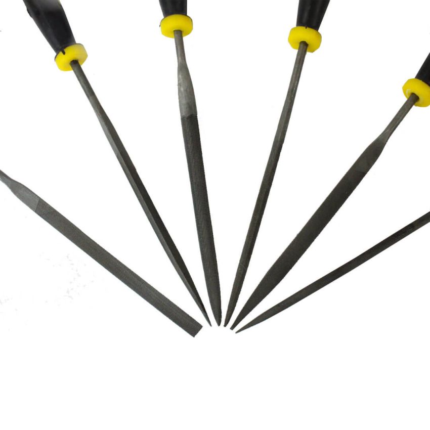 Jogo de Lima com 6 peças 3x140mm - 0752006 - Crownman 