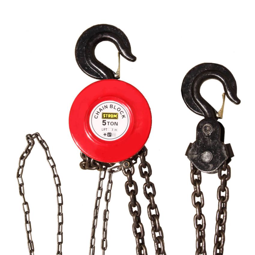 Talha manual 5 Toneladas com Corrente de 3,0 Metros – 97834 – STROM