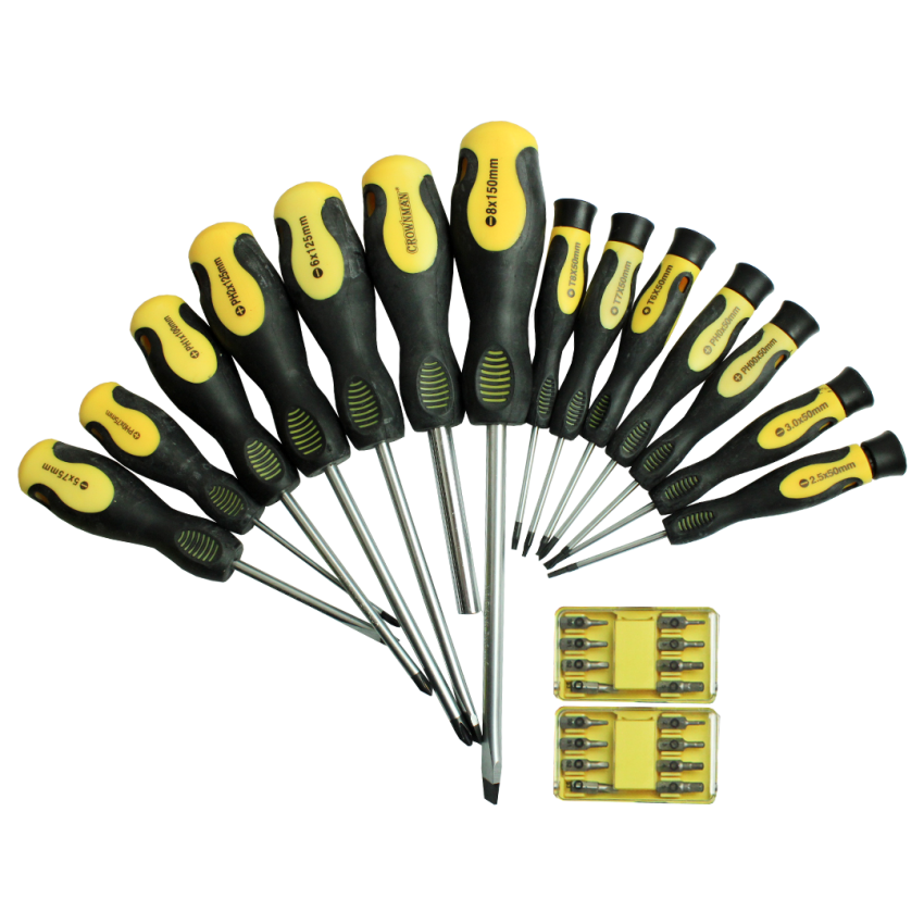 Jogo de chaves com 30 peças - 0606030 - Crownman