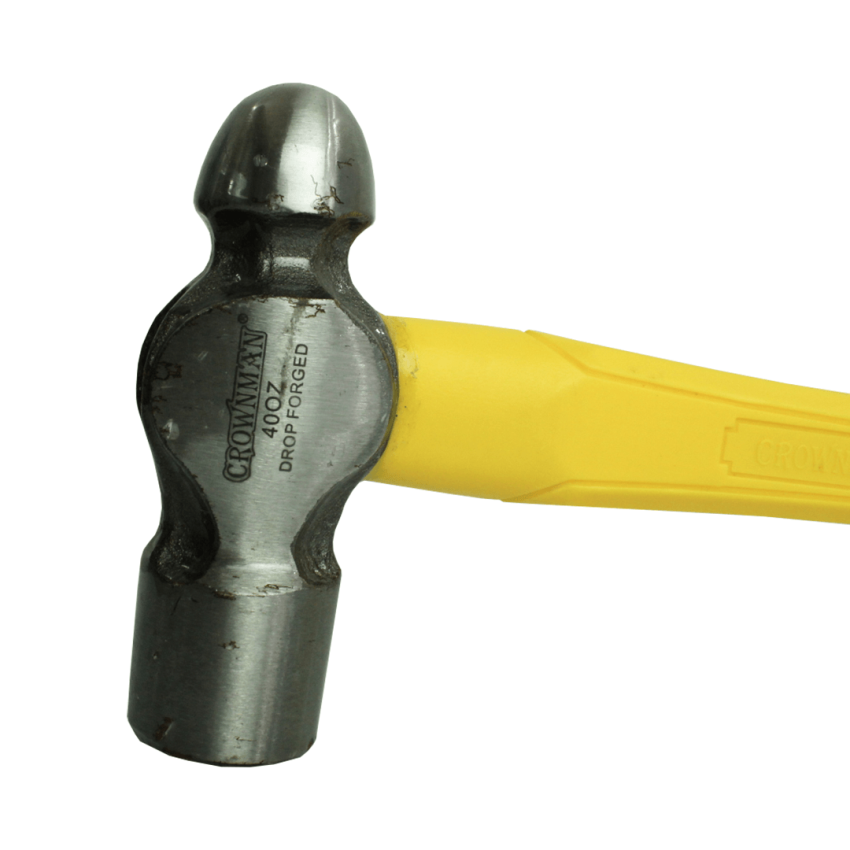 Martelo Bola com Cabo em Fibra 1100g - 0351340 - Crownman