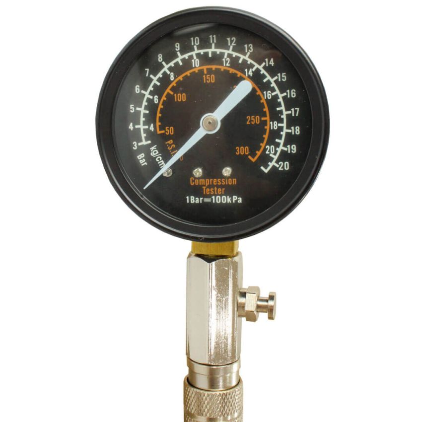 Medidor de Compressão Automotivo 0-300 PSI – B100102 – FIXMAN