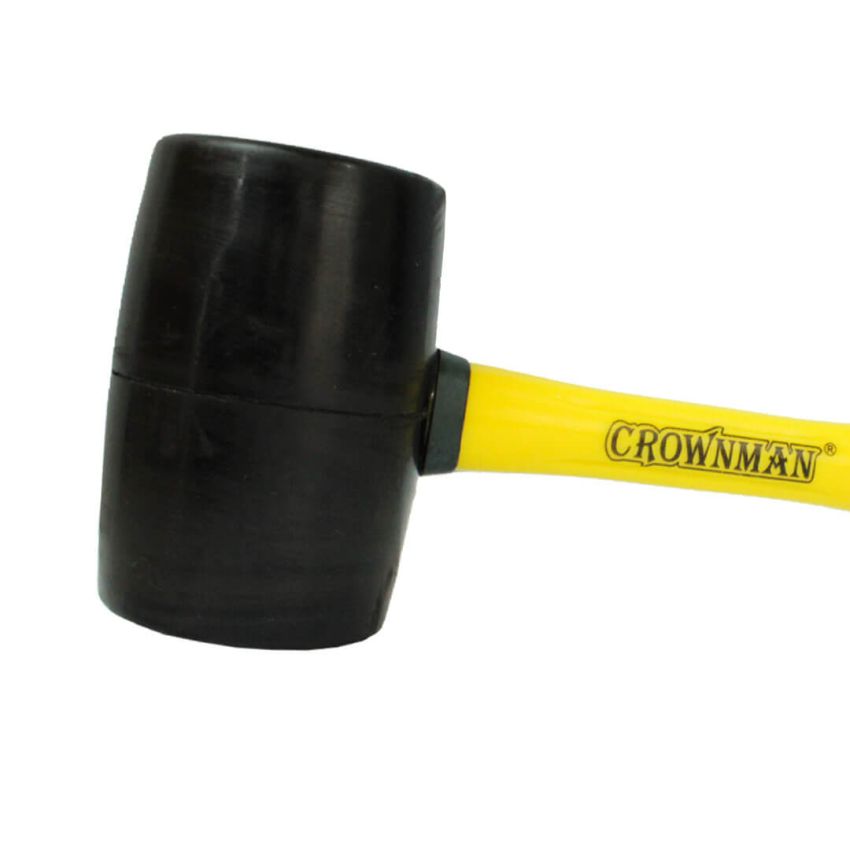 Marreta de borracha (cabo de plástico) 8oz - 0364008 - Crownman