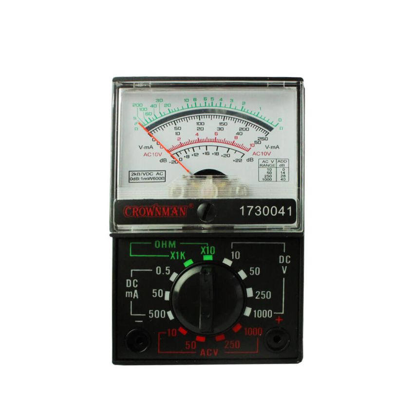 Multímetro analógico -1730041 - Crownman