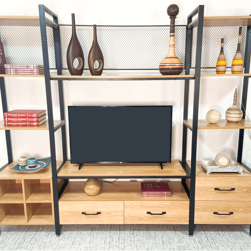 Estante para Sala com Suporte para TV - Plank W20