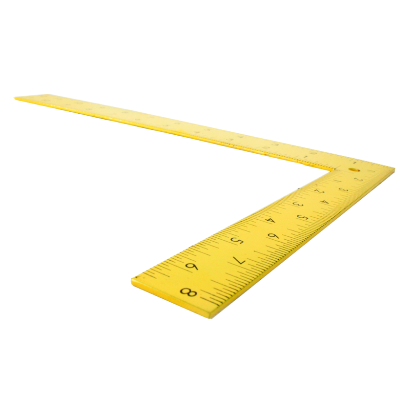 Esquadro Simples 2x12 Polegadas - 0921200 - Crownman