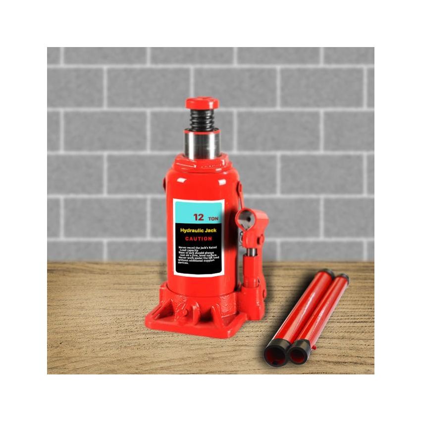 Macaco Hidráulico tipo Garrafa 12Ton - T010212 98212 STROM