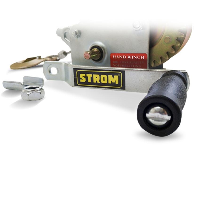 Guincho Manual de Arraste com Catraca em Cabo de Aço 323kg - 95871 - STROM