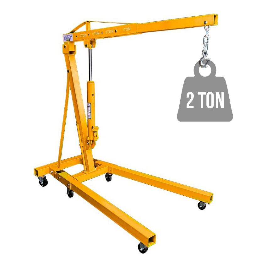 Guincho Hidráulico dobrável 2 Toneladas com Prolongador Tipo Girafa - ZT-070/LD-E03012 - STROM 