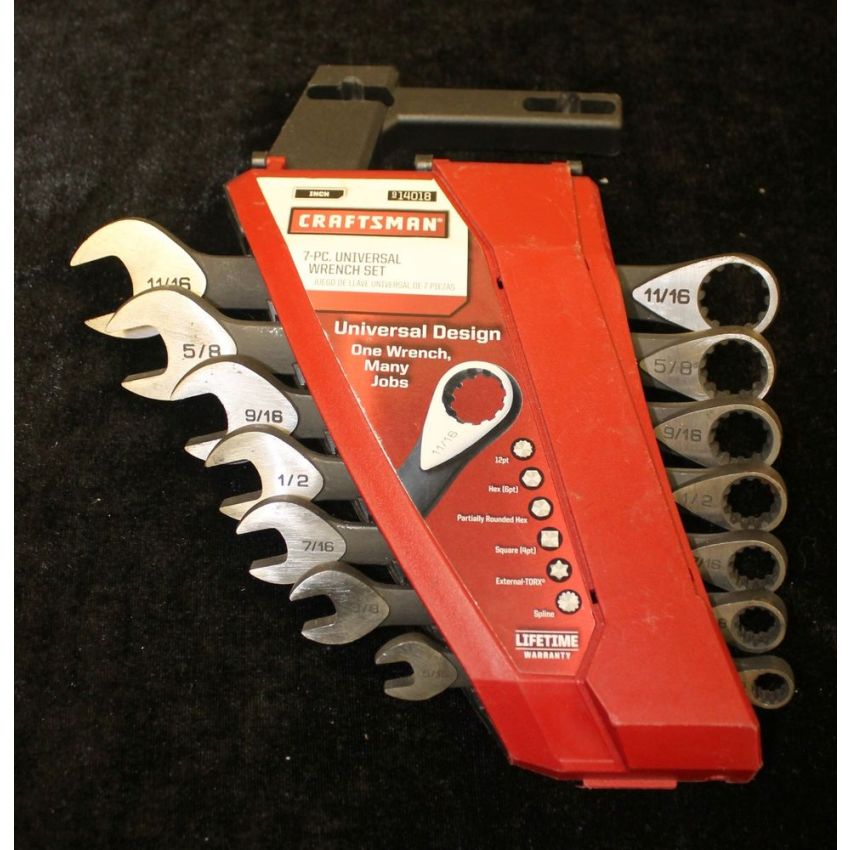 Conjunto De Chave Universal 7 Peças Métrico -14019 - Craftsman