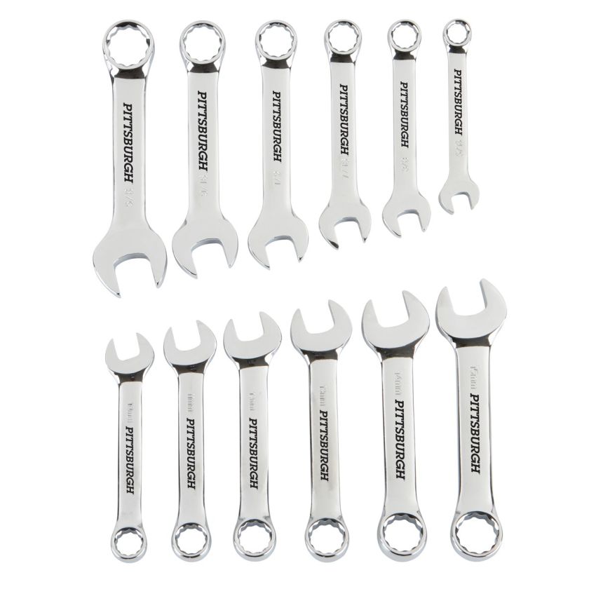 Conjunto Chave Combinada Curta, 12 peças - 61395 - Pittsburgh