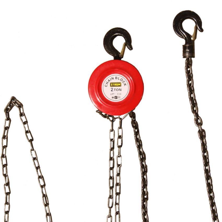 Talha manual 2 Toneladas com Corrente de 3 Metros – 97832 – STROM