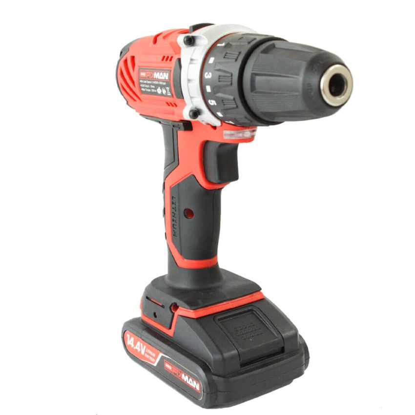 Parafusadeira e Furadeira à Bateria 14.4V - AP16-01/R7000-1 - Fixman