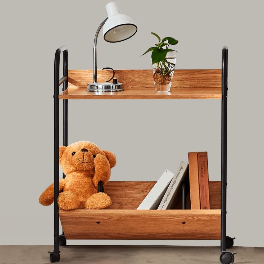 Estante para Livros c/ Rodas - Q-1206-2F