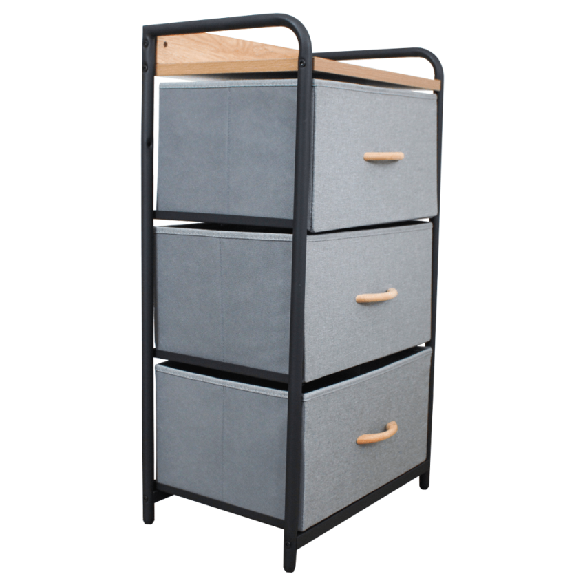 Móvel para Armazenamento c/ 3 Gavetas - Q-47