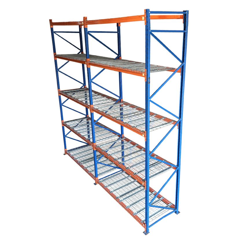 Porta Paletes Modular Galvanizado 3000kg por Prateleira - 473x230x100cm - 3000644G