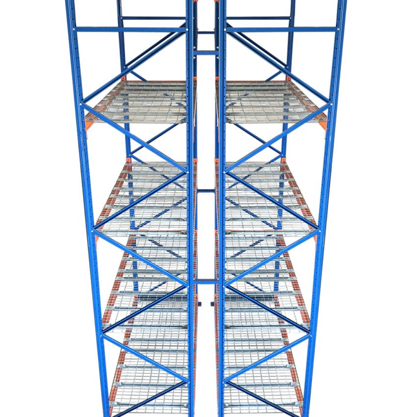 Conjunto de Porta Paletes Modular Galvanizado 3000kg por Prateleira - 3000644G - STROM