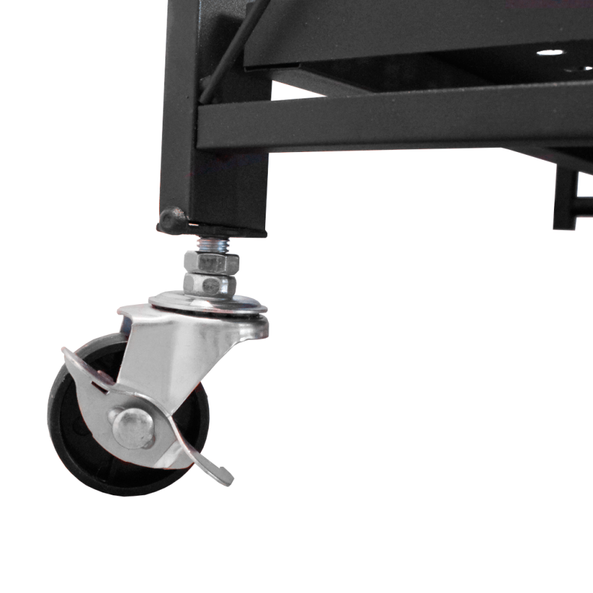 Estante Dobrável com 3 Prateleiras, cor PRETA - HL-1683