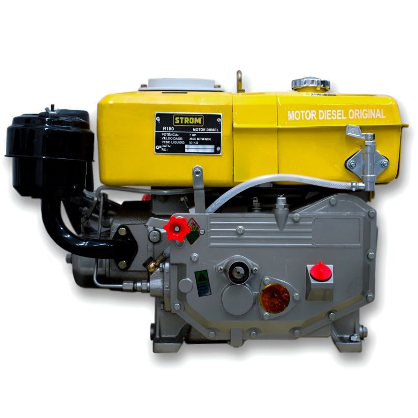 Motor Diesel Partida Manual Refrigerado a água 7,7HP STROM - R180