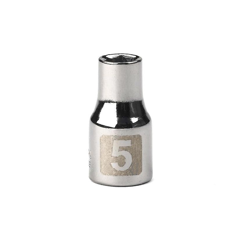Soquete Curto 5mm, 6 Pontas,Encaixe 1/4 - 45908 - Craftsman