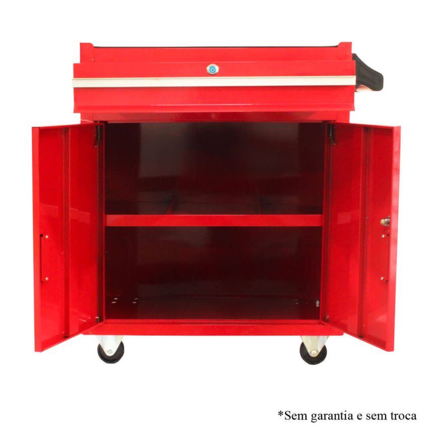 Carrinho para Ferramentas com 1 Gaveta e 2 Portas - Openbox