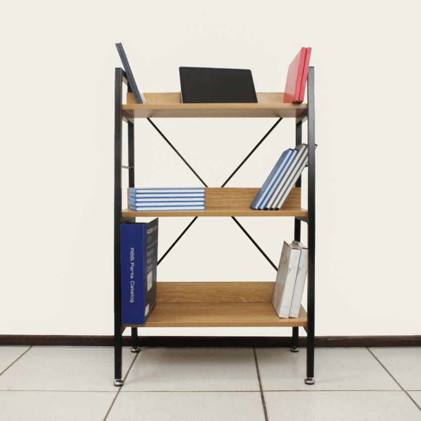 Estante para Livros no Estilo Escada c/ 3 Prateleiras - A-630