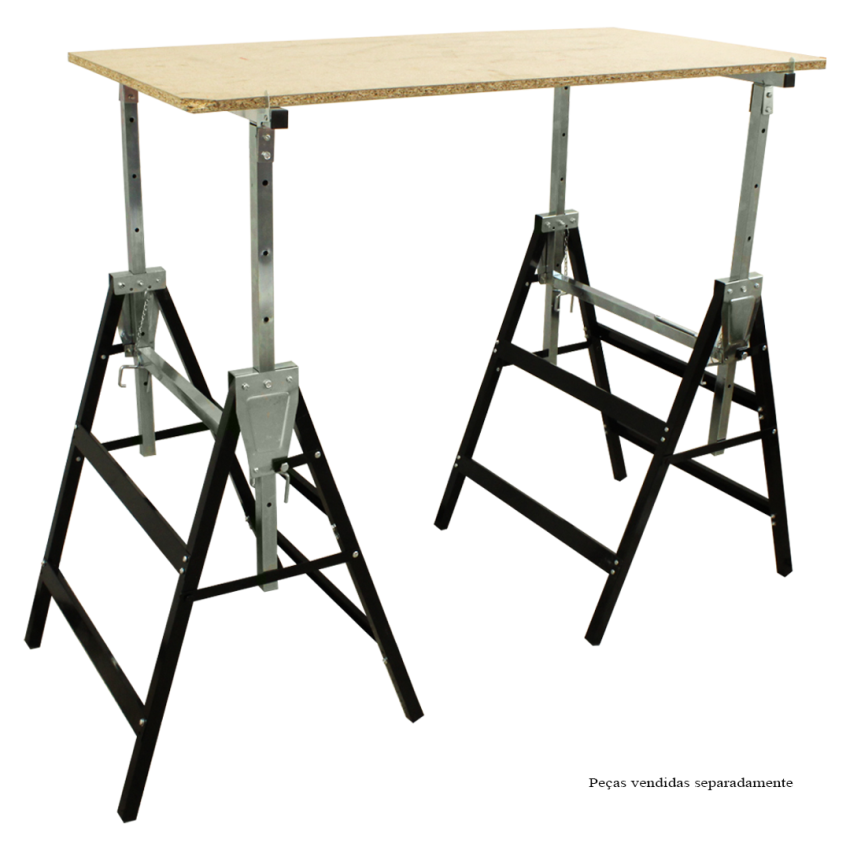 Cavalete Metálico Dobrável c/ Regulagem de Altura - LW628