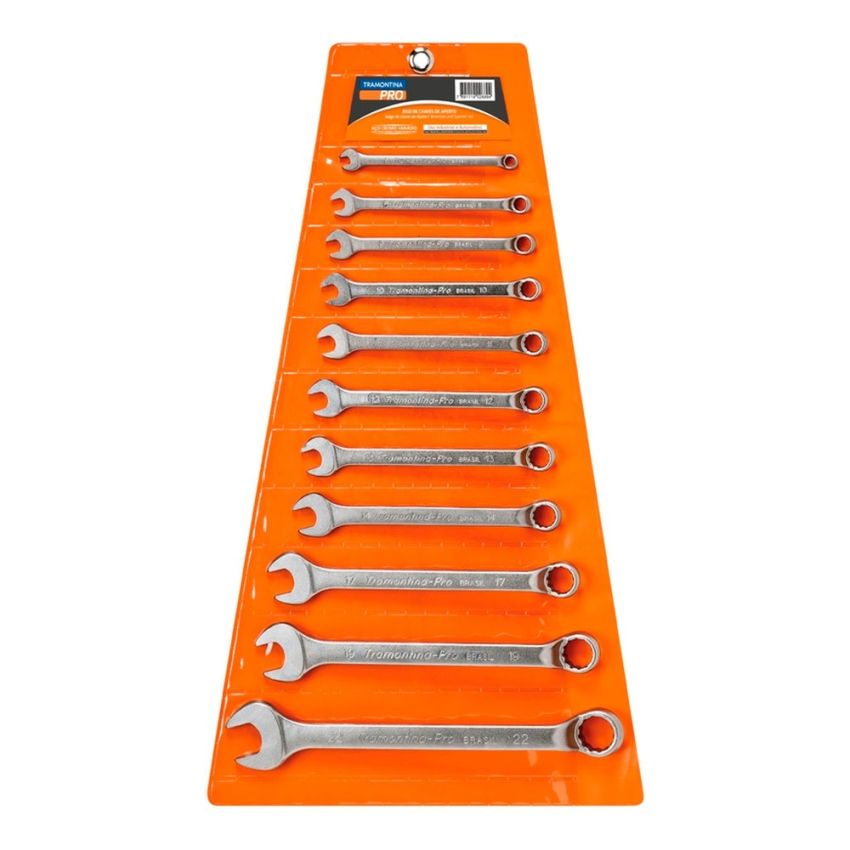 Jogo de Chaves Combinadas de 6 a 22mm com 11 peças - 44660/211 - Tramontina Pro