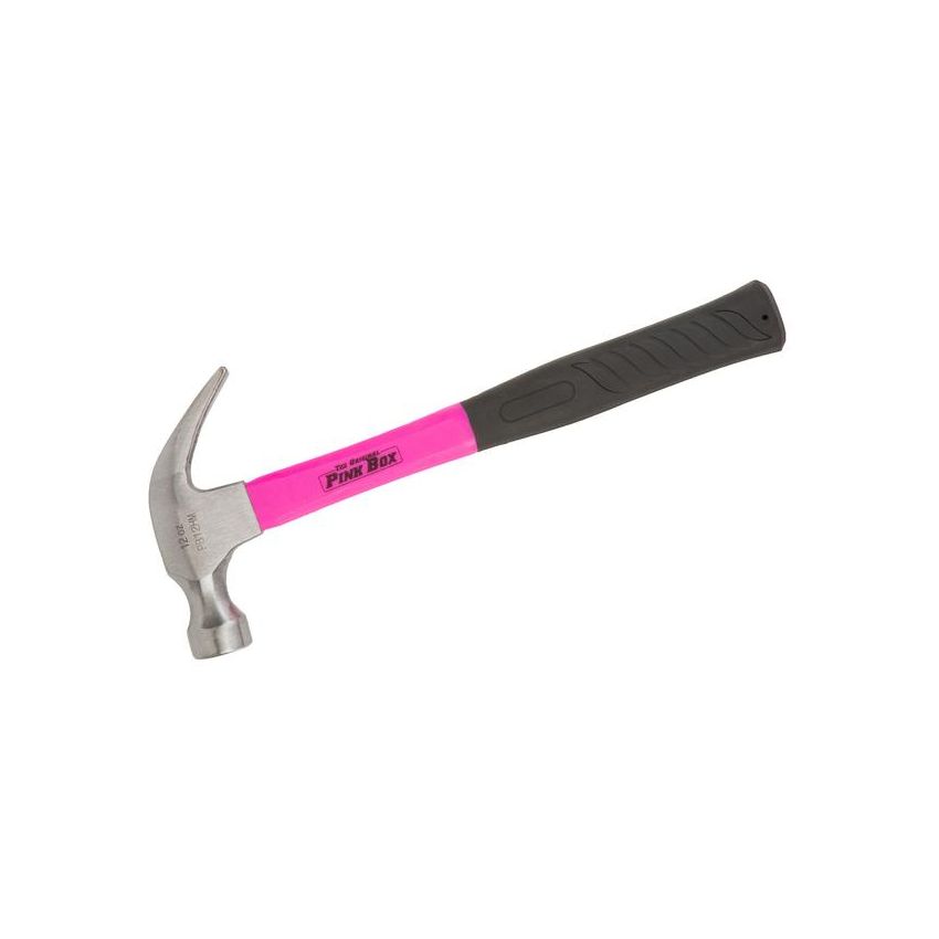 Martelo com Cabo de Fibra Vidro Rosa - 22988 - Pink Box Tools