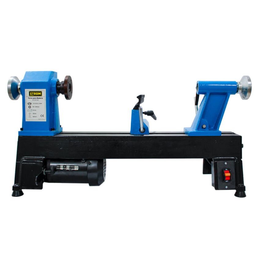 Torno de Bancada p/ Madeira 300x450mm, 550W 220v Sem Display Digital – WL1218 - Strom