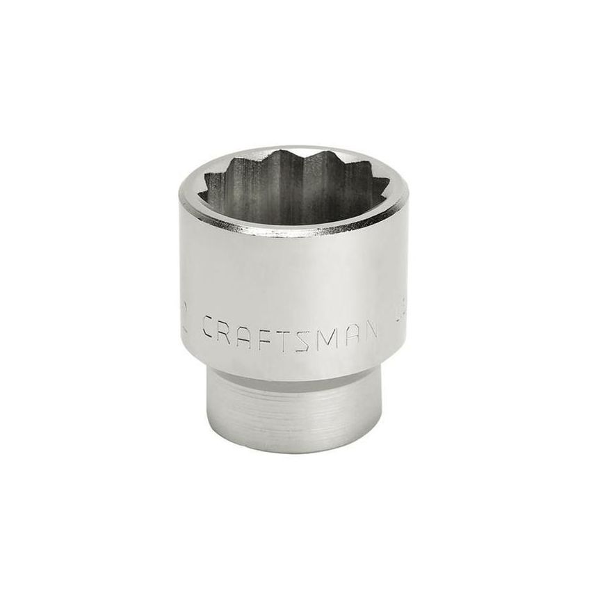 Soquete Curto 1- 5/8, 12 Pontas, Encaixe 3/4 - Craftsman 47783