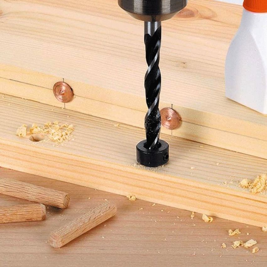 Jogo de Buchas para Cavilhar de 6mm com 31 Peças - Wolfcraft 2916000