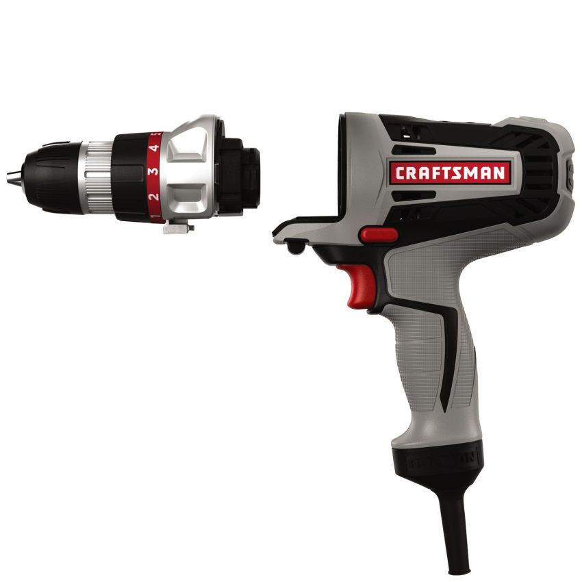 Parafusadeira e furadeira 120V, 4 Amperes, elétrica - 35592 - Craftsman