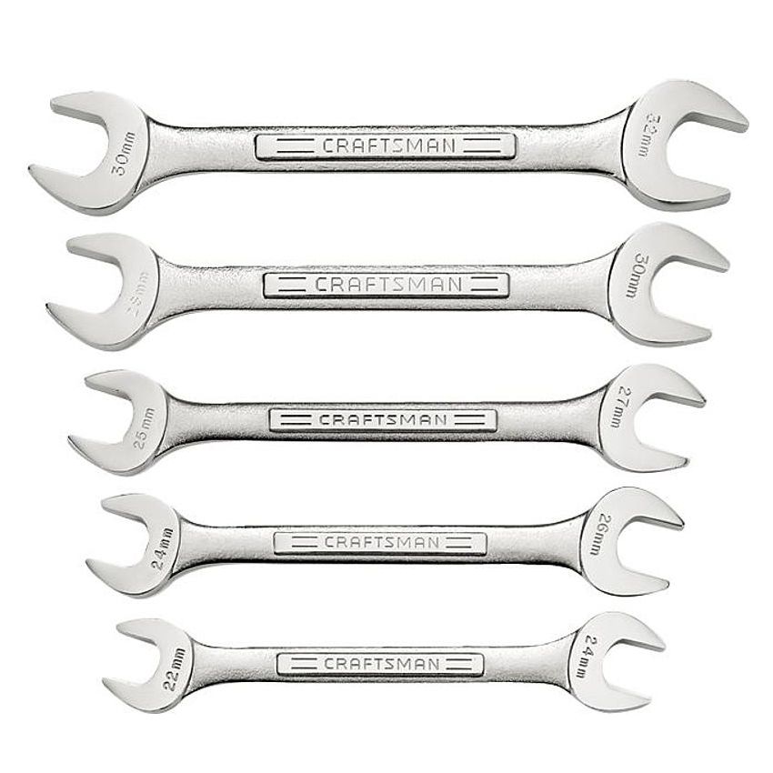 Conjunto de Chave Fixa Métrico 5 pç - 43091 - Craftsman