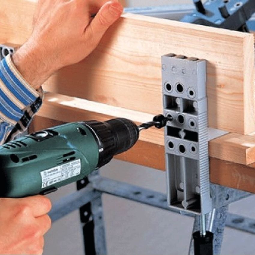 Fixador Universal de Furacão para Cavilhas de 6, 8 e 10 mm P – Wolfcraft 3750000 