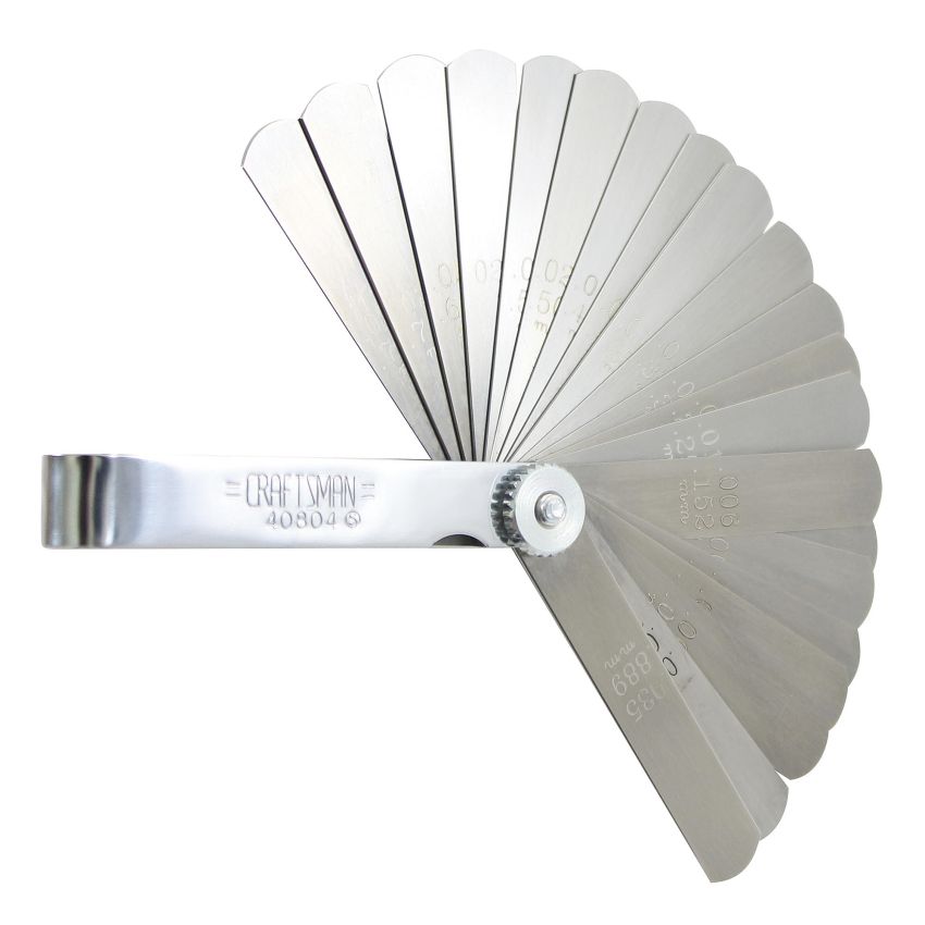 Calibre de Folgas de Velas 25 Lâminas - 40804 Craftsman