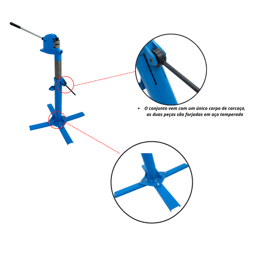 Encolhedor/Esticador de Chapa com Suporte - LD-A03012 - STROM