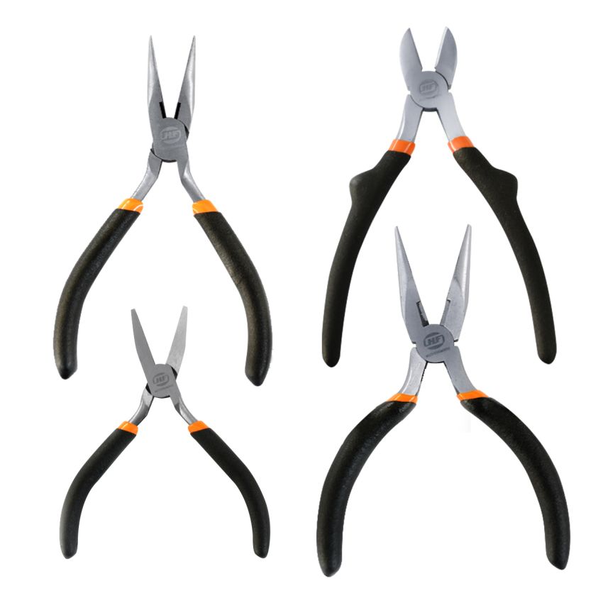 Jogo de Alicates Profissionais com 4 peças - ALIC3 - HF Ferramentas