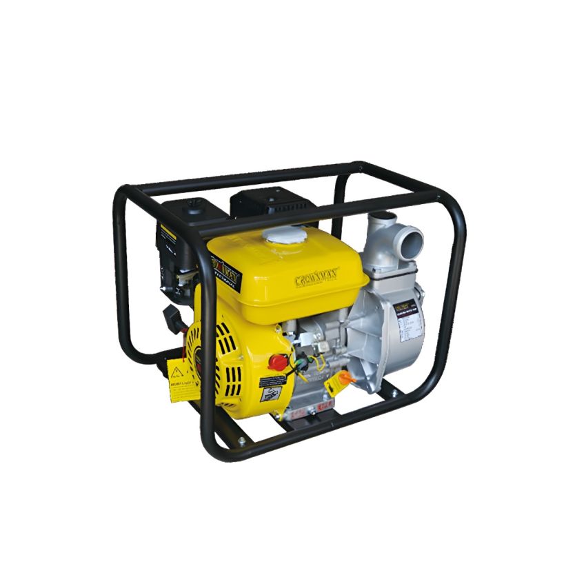Motobomba D'agua À Gasolina Portátil 6.5HP, 2Pol. Partida Manual - 5000120 - Crownman