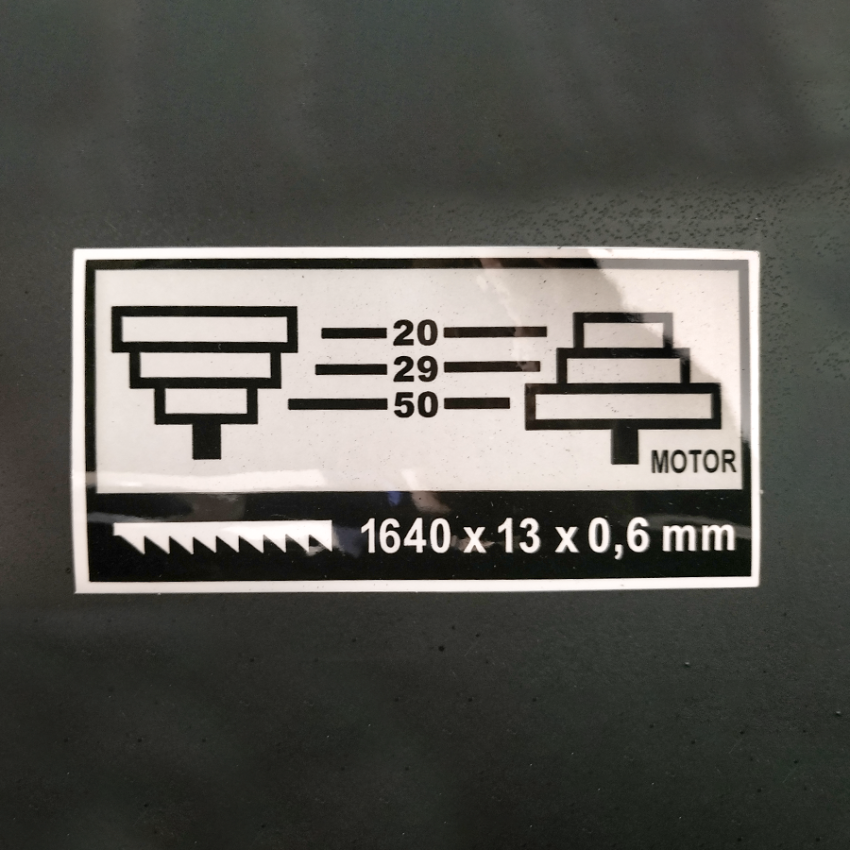 Serra Fita 370W Strom BS115 – 3 Velocidades, 110mm, 110V