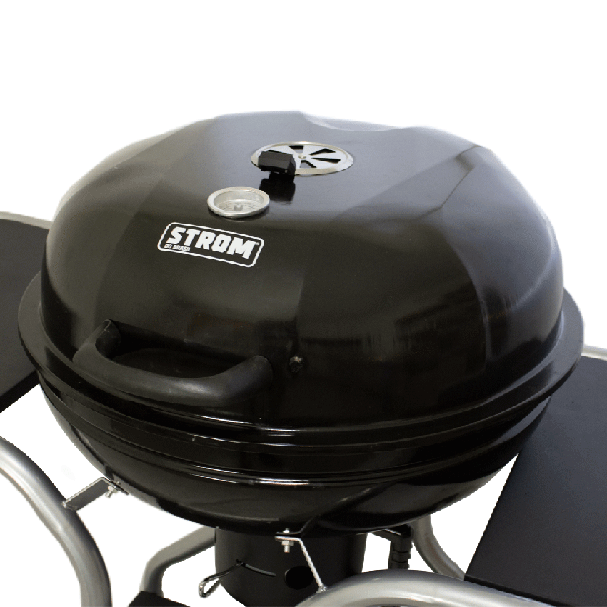 Churrasqueira a Carvão Esmaltada com Termômetro e Grelha Cromada NLK22022T/NK022E - STROM