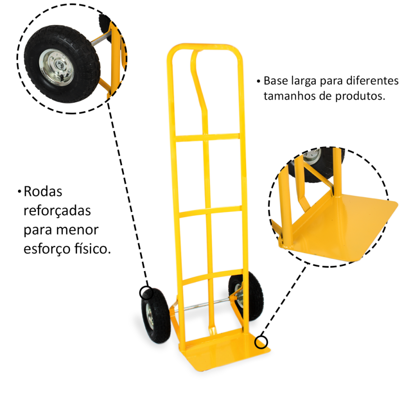 Carrinho para Transporte de Carga 250 Kg - HT2014 - STROM