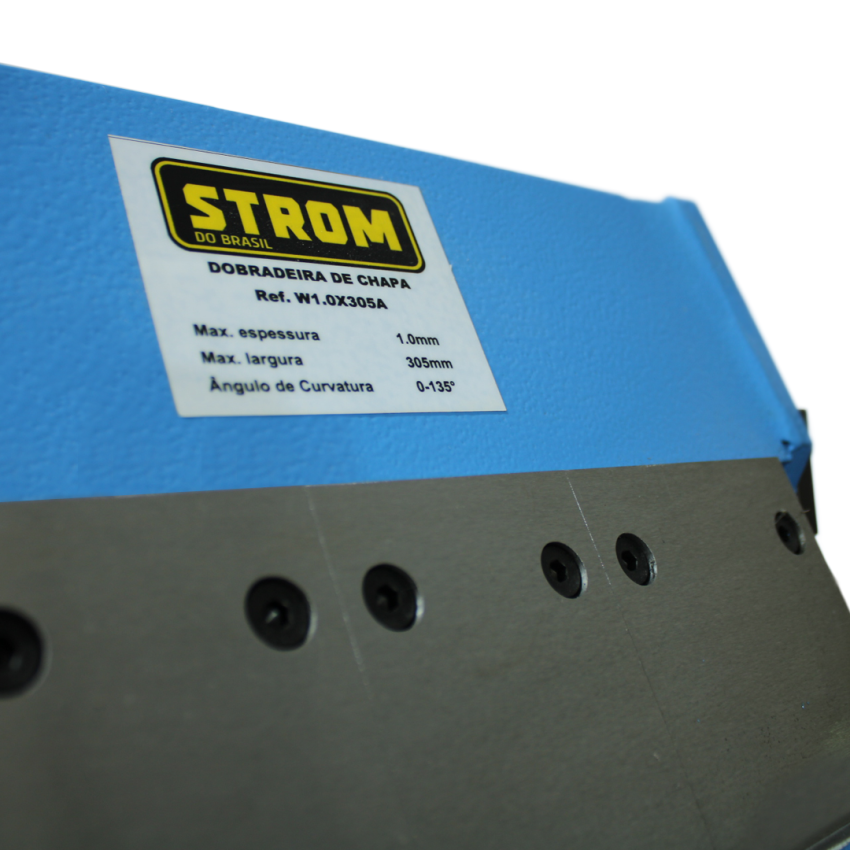 Dobradeira de Chapa 305 mm - W1.0x305A - Strom
