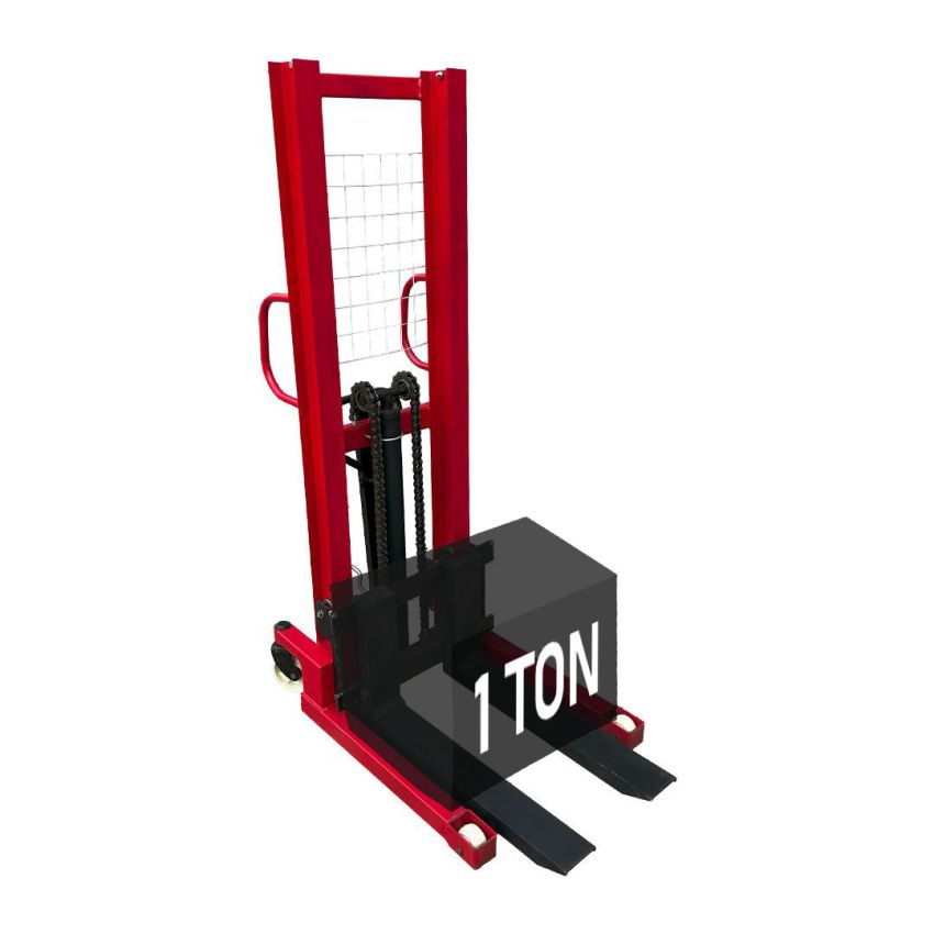 Empilhadeira Manual 1000 kg - Elevação de até 1.6M - HFRANK