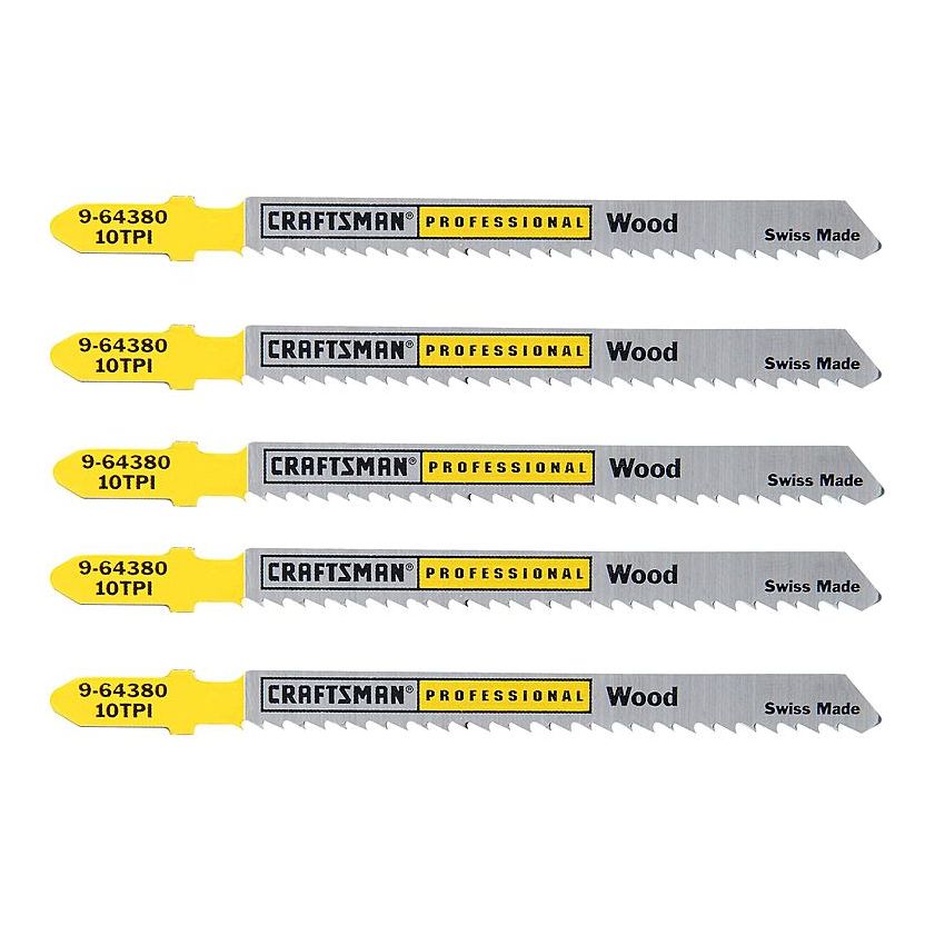 Cartela com 5 Serras para Tico-Tico - 64380 Craftsman